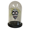 Bob Shrunken Head with Hair in Bell Jar