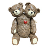 Rustic Articulated Siamese Bear Doll